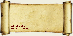 Velimir Rnić vizit kartica